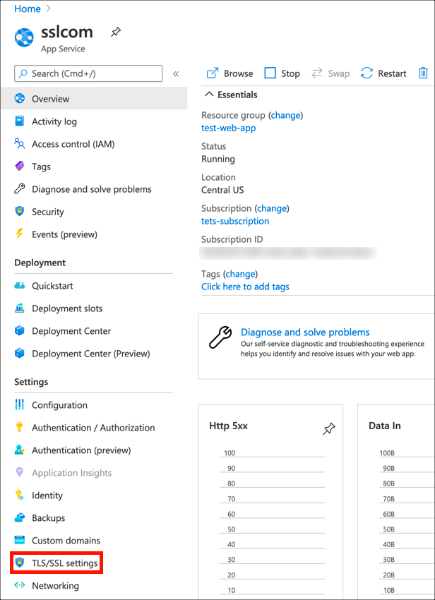 Install An SSL TLS Certificate In Microsoft Azure App Service Web Apps